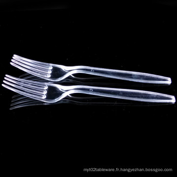 PP / PS 18cm Plastic Fork Produits jetables